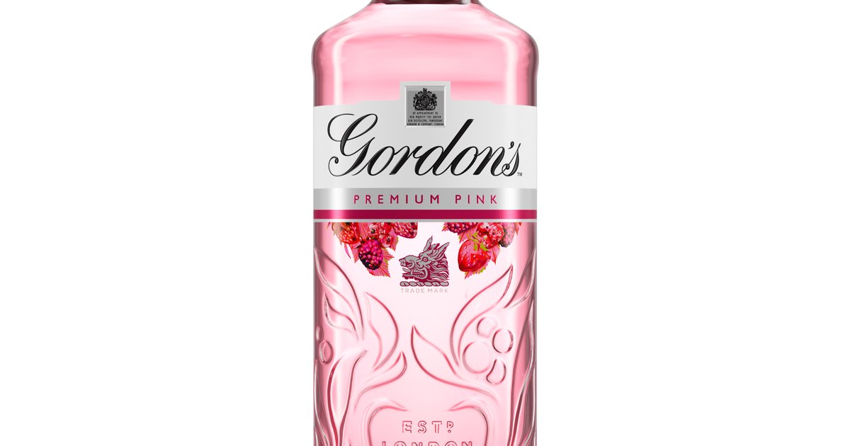 Gordons Premium Pink Distilled Gin 70cl The Bar