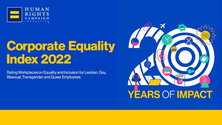 Human Rights Campaign’s  2022 Corporate Equality Index