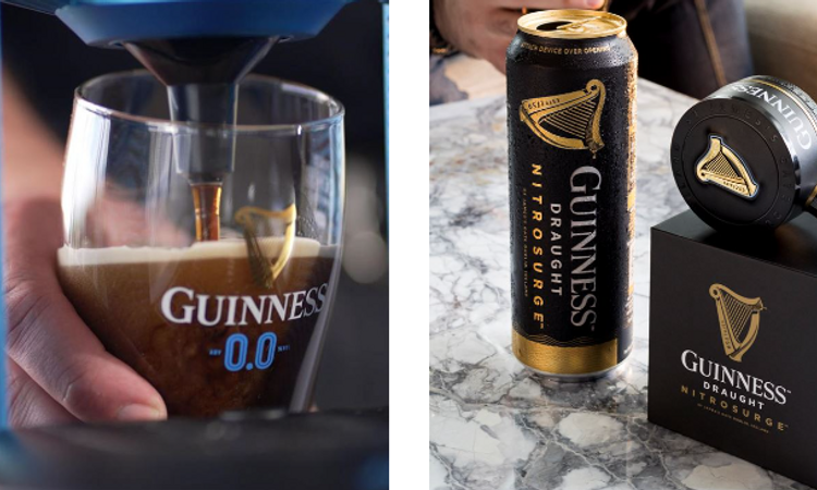 GUINNESS NITROSURGE and GUINNESS MICRODRAUGHT