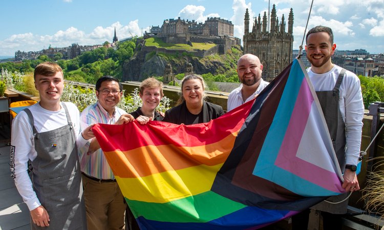 Diageo colleagues celebrate Pride 2022 in Edinburgh