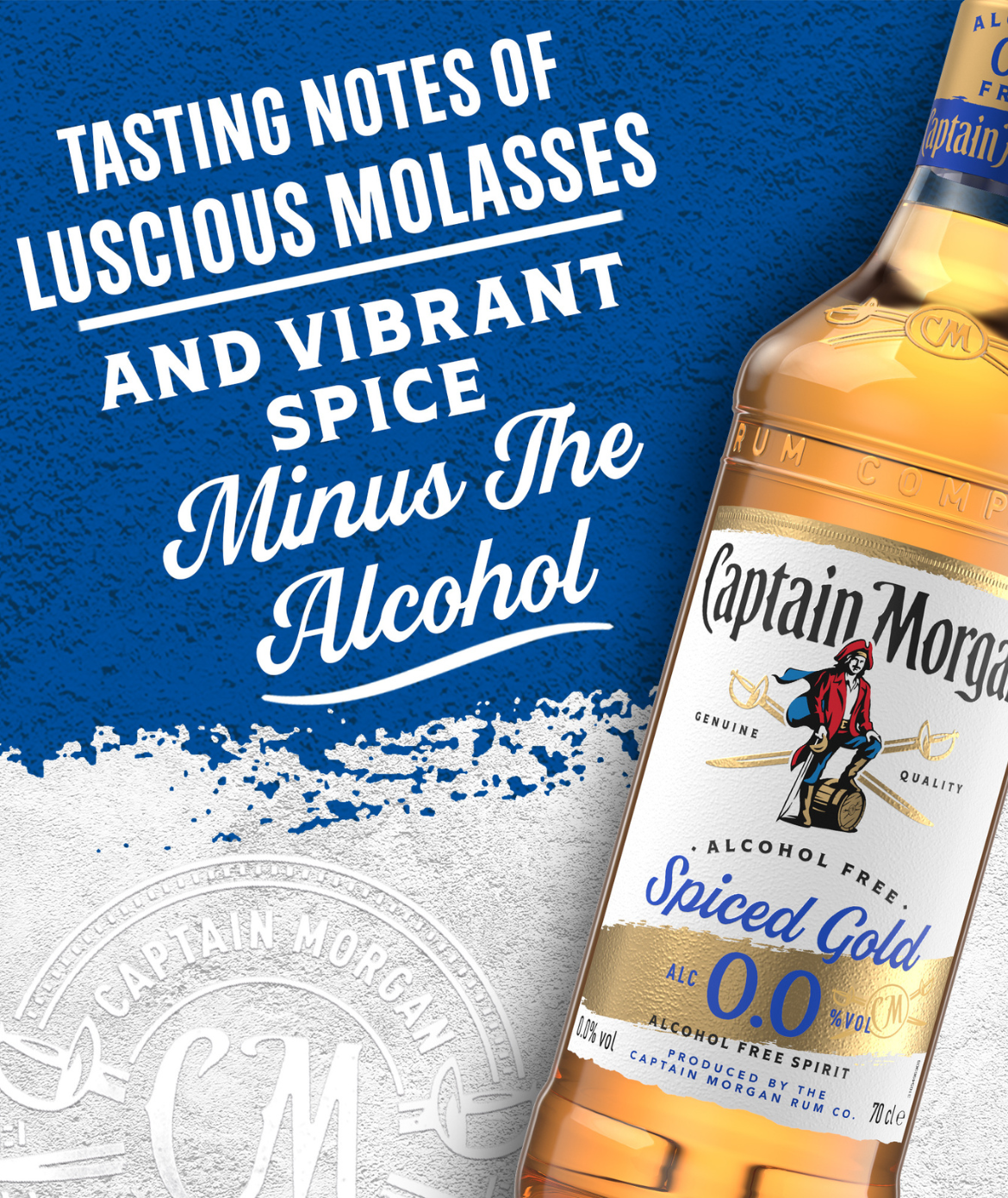 Morgan 70cl 0.0 Free Spirit, Bar Captain Spiced | The Gold Alcohol