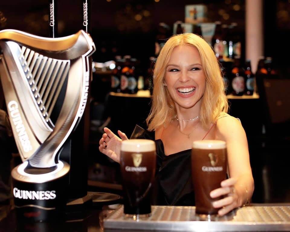 Kylie Minogue at the Guinness Storehouse