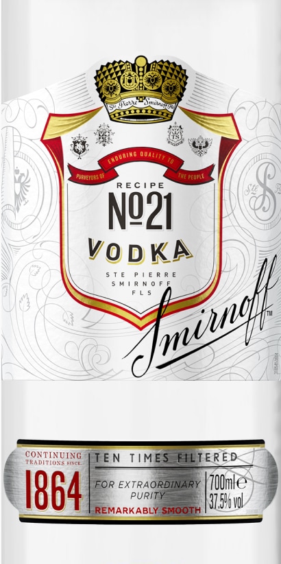 Smirnoff 21 Vodka | Classic Smirnoff Vodkas 