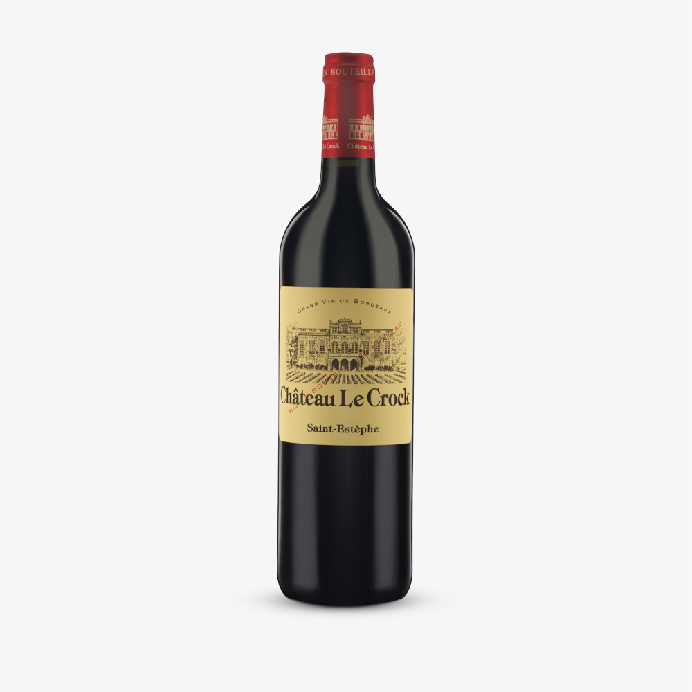 A bottle of CHÂTEAU LE CROCK, ST ESTÈPHE, 2016