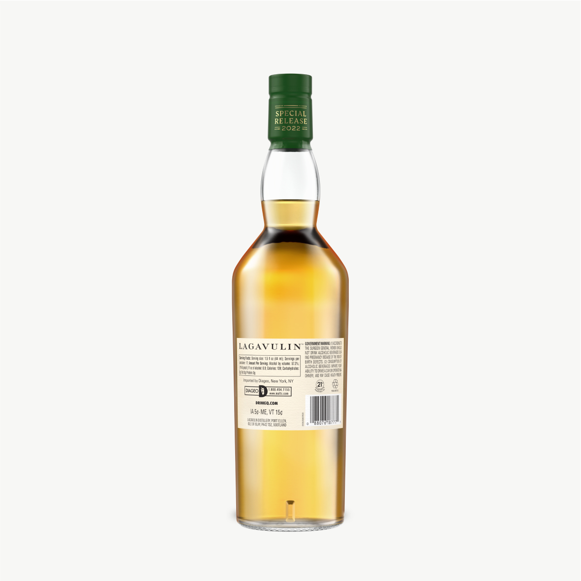 Lagavulin 12 Year Old Single Malt Scotch Whisky - Diageo