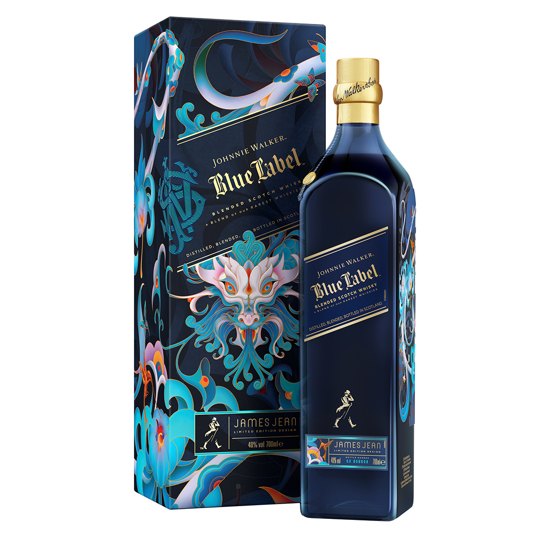 Discover Johnnie Walker Blue Label Lunar New Year Limited Edition Design 2024, Blended Scotch Whisky