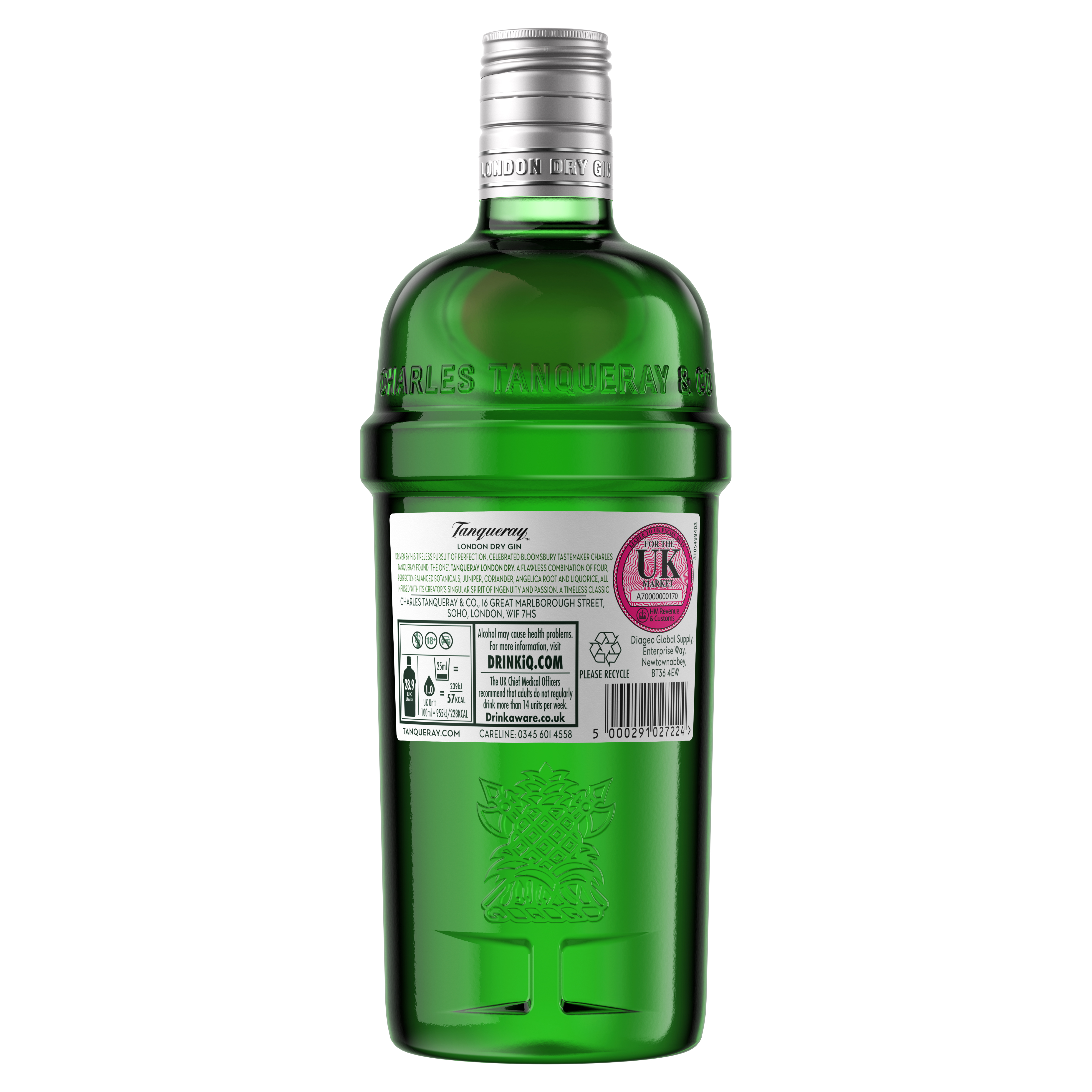 その他 Tanqueray Bloomsbury London Dry Gin 1000 Tanqueray Bloomsbury 1.0L (47.3% Vol.) - Tanqueray - Gin