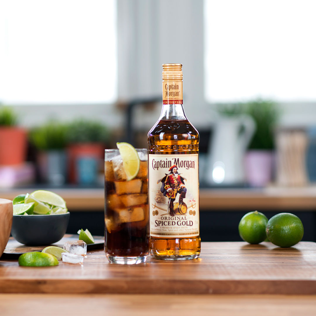 Captain Morgan Original Spiced Gold & Cola Cocktail Recipe | The Bar