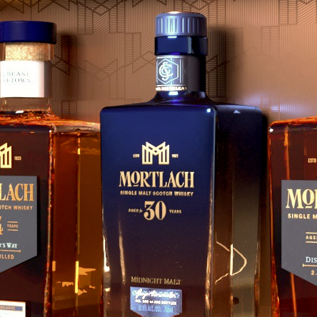 Mortlach 30 whisky bottle