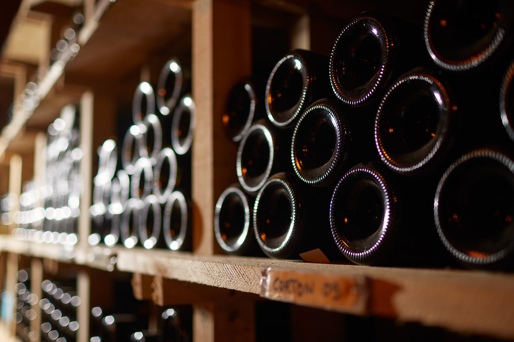 Cellar of wines