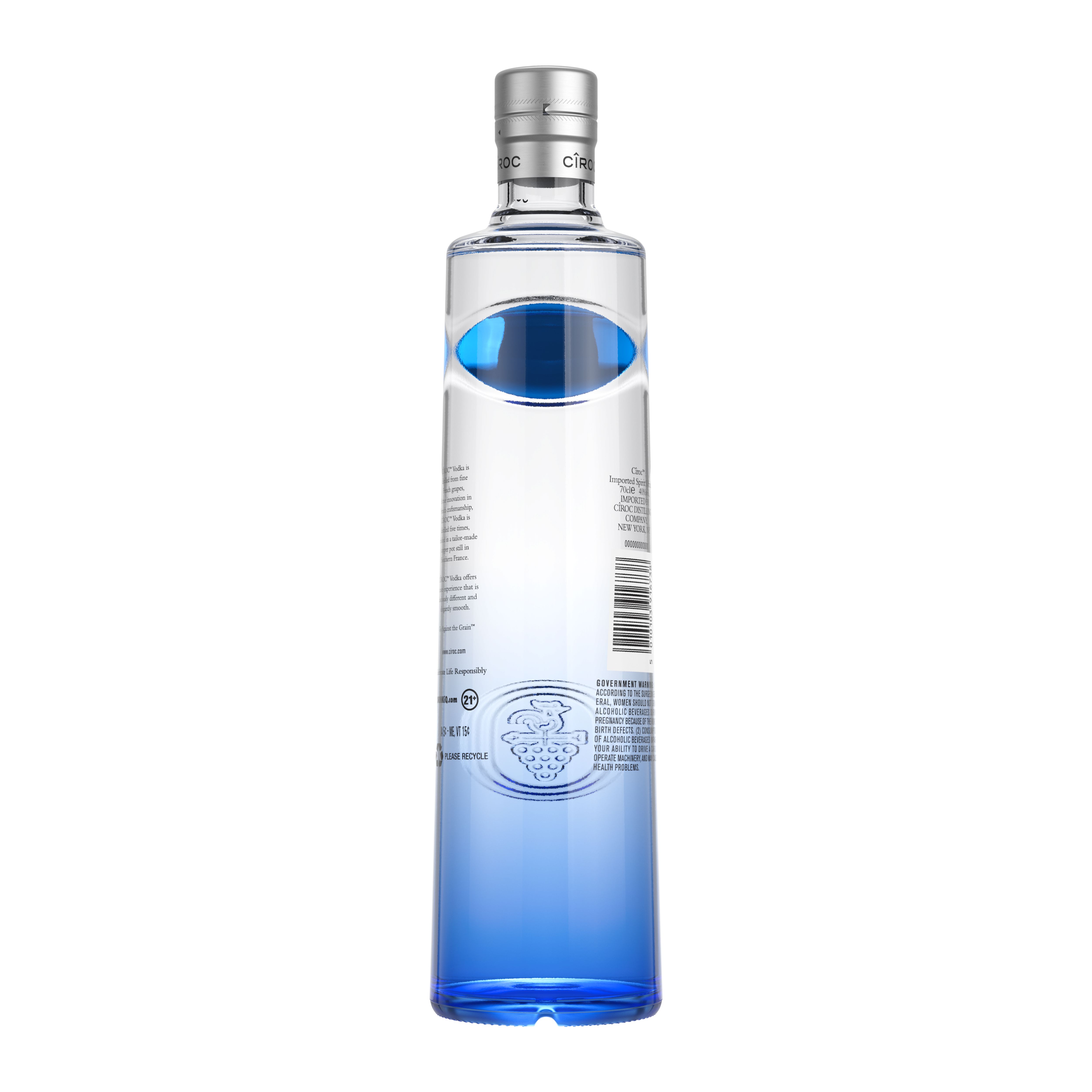 CÎROC Premium Vodka, 70cl | 40% | French crisp, citrusy vodka