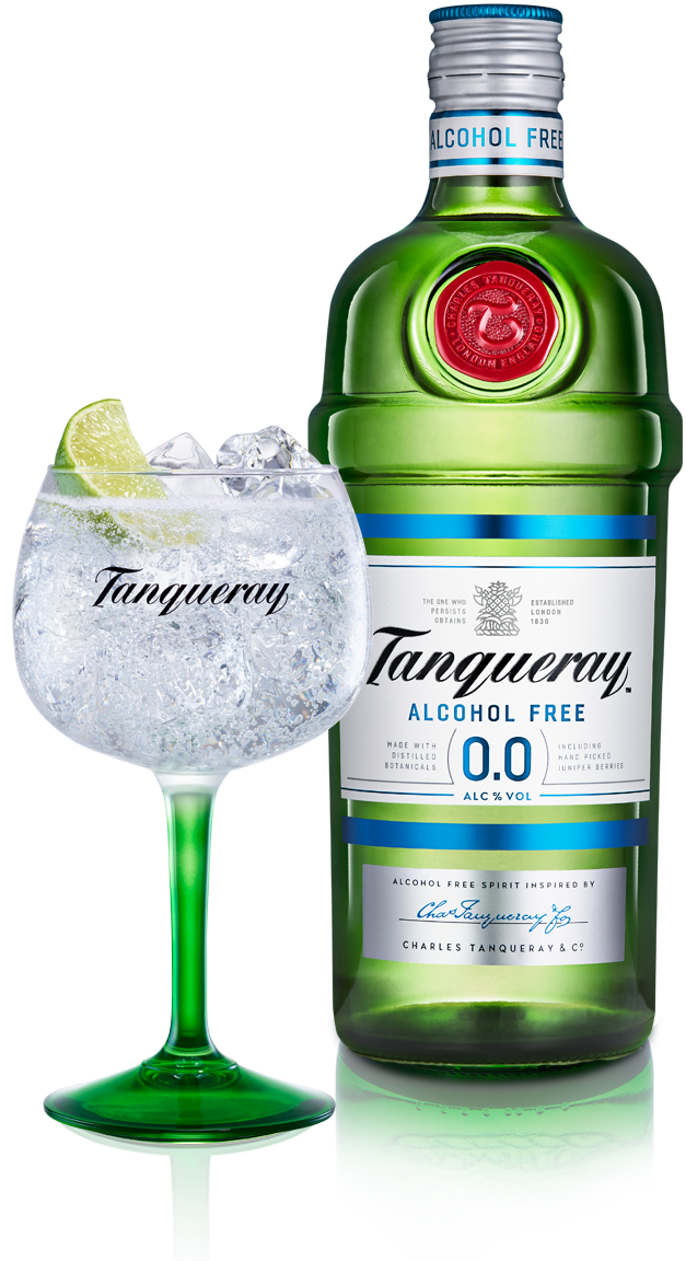 0.0% and Tonic Tanqueray® Tanqueray |