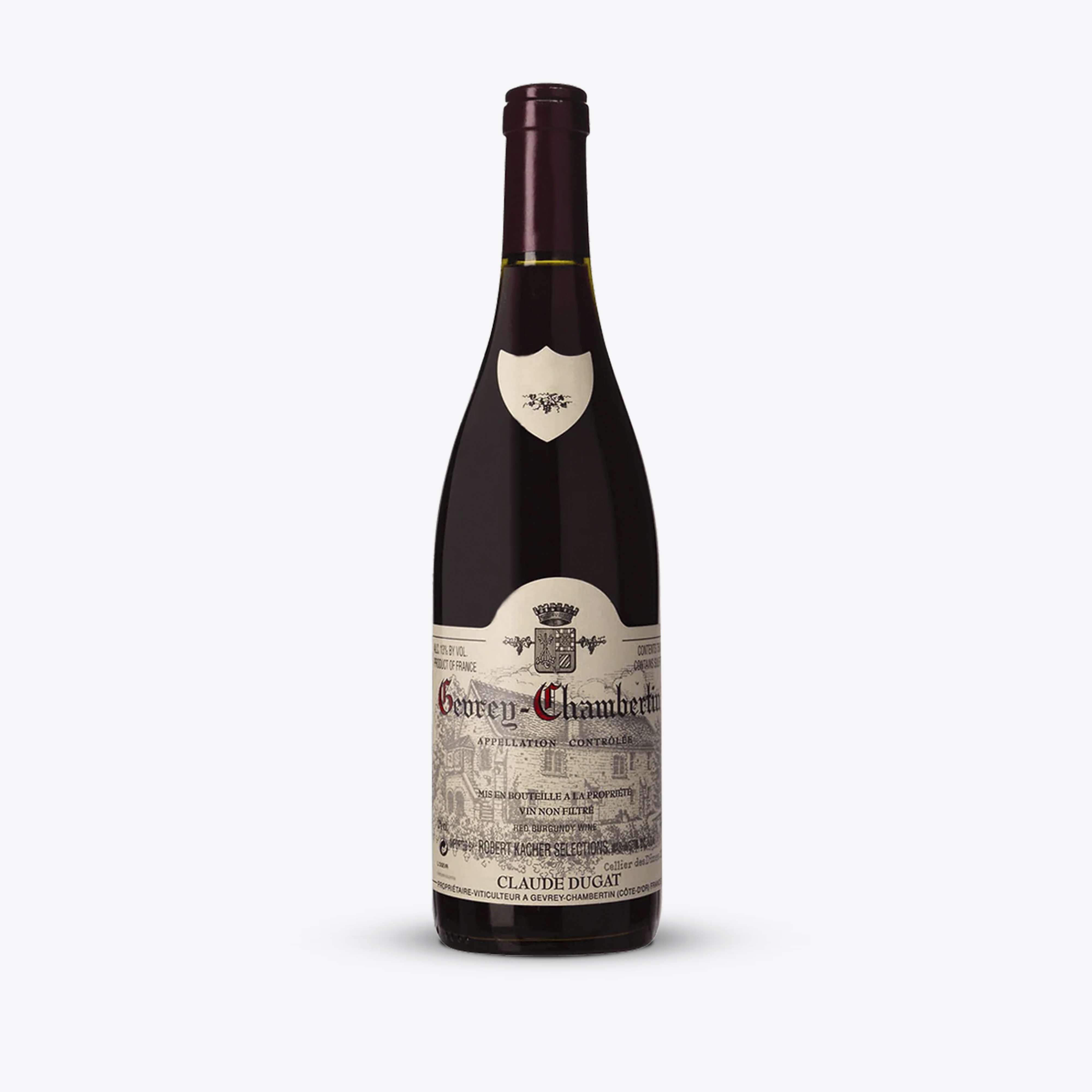 A bottle of Gevrey Chambertin, 2020