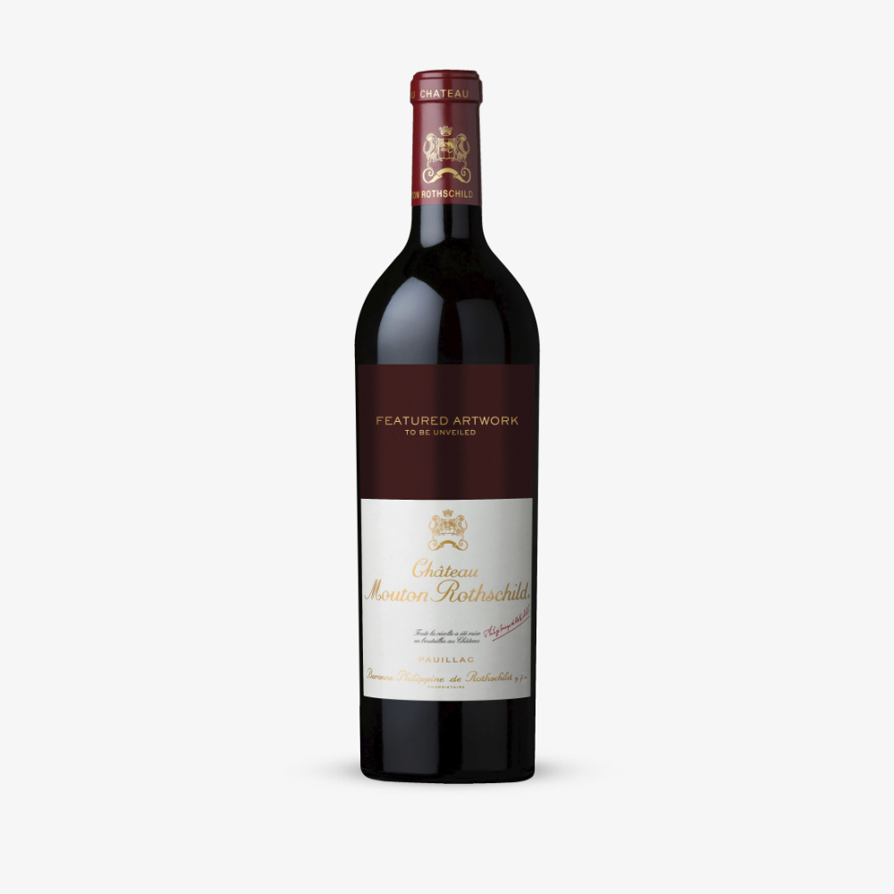 Bottle of mouton rothschild