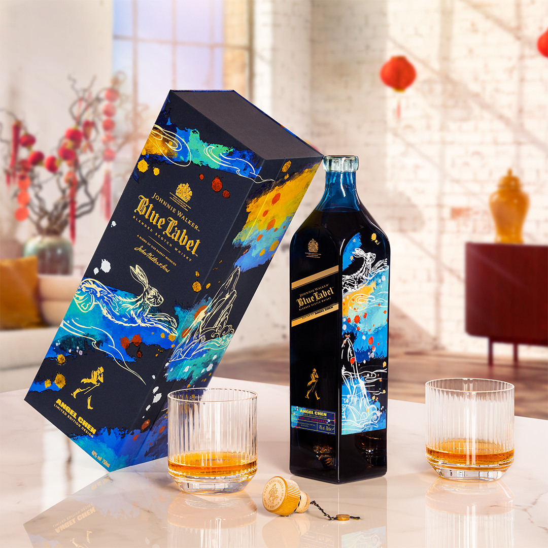 Johnnie Walker Blue Label Lunar New Year Limited Edition Design, Blended  Scotch Whisky