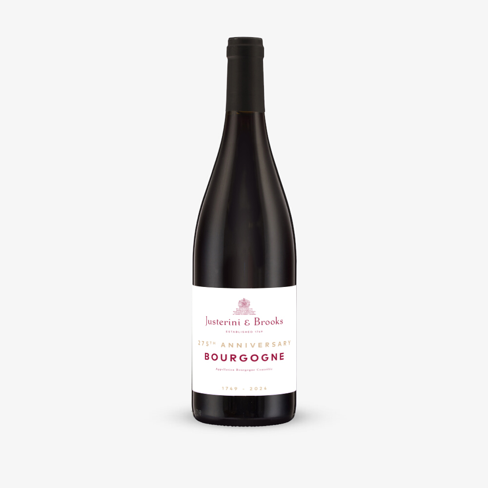 bottle of 275th anniversary burgundy