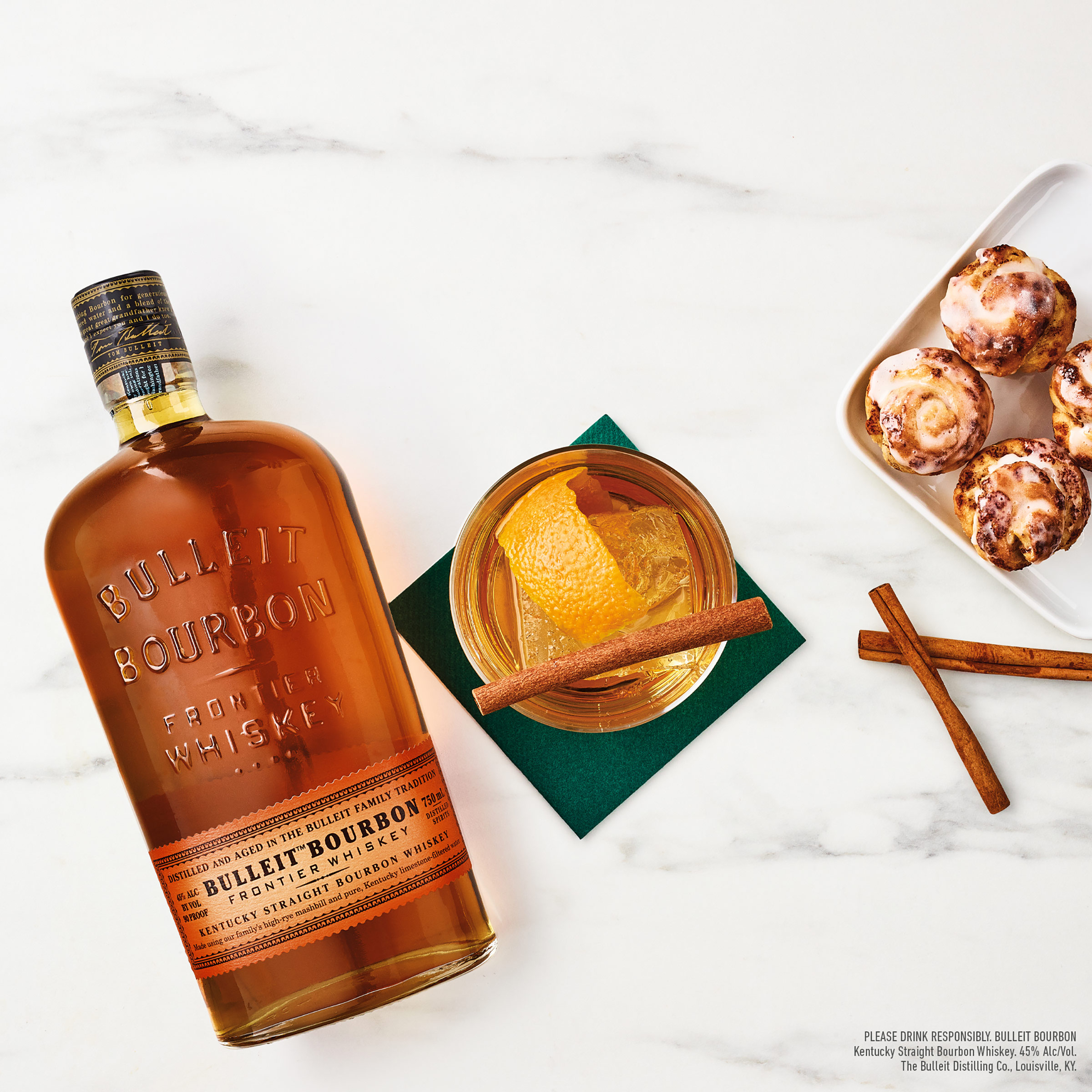 | Whiskey, Cl 70 Bourbon The Bar Bulleit Frontier