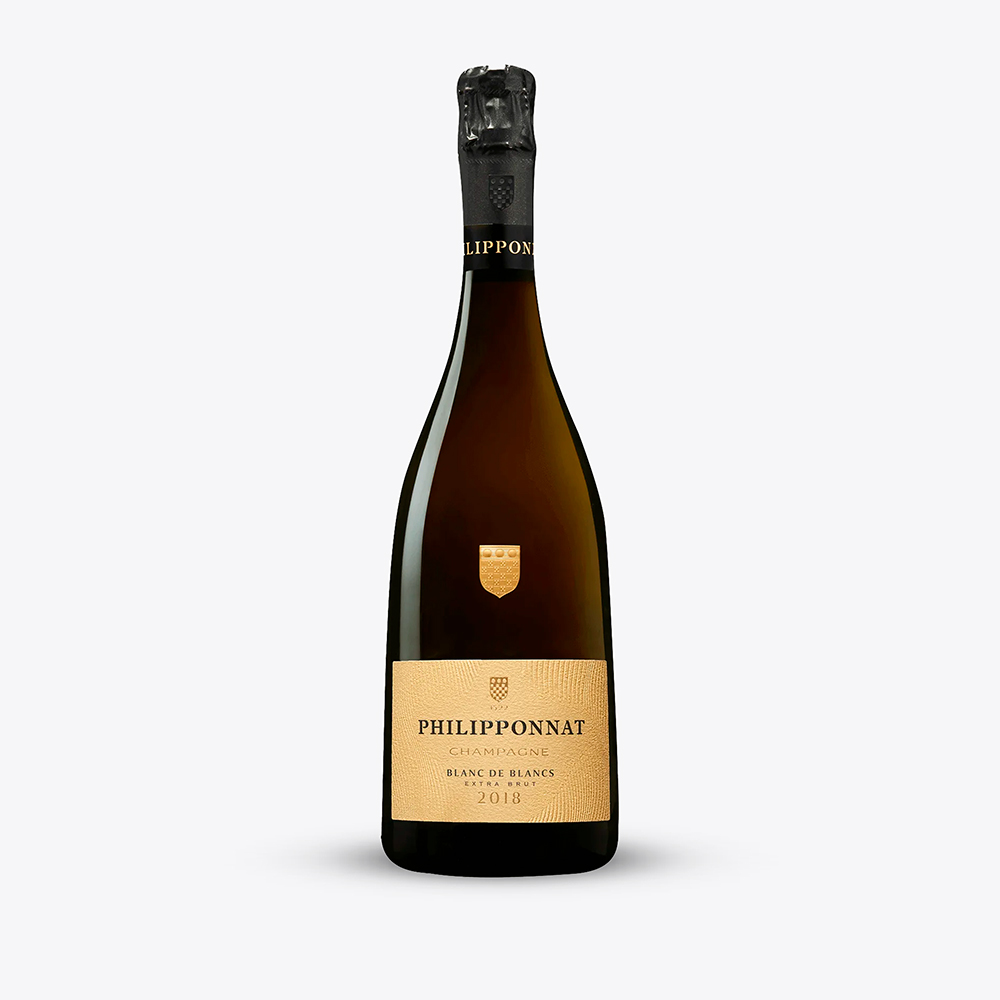 Bottle of 2018 blac de blancs