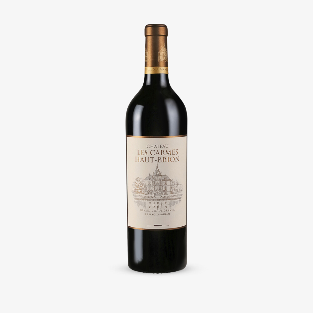 A bottle of Château Les Carmes Haut Brion, Pessac Léognan, 2024