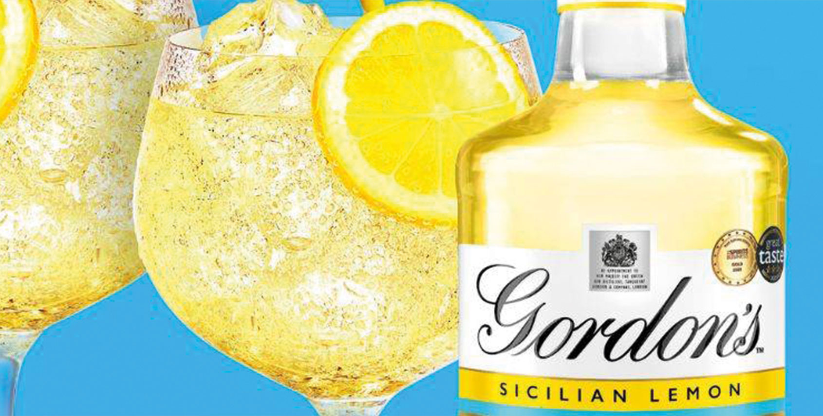 Sicilian Gordon\'s Distilled gordons gin Lemon Gin,