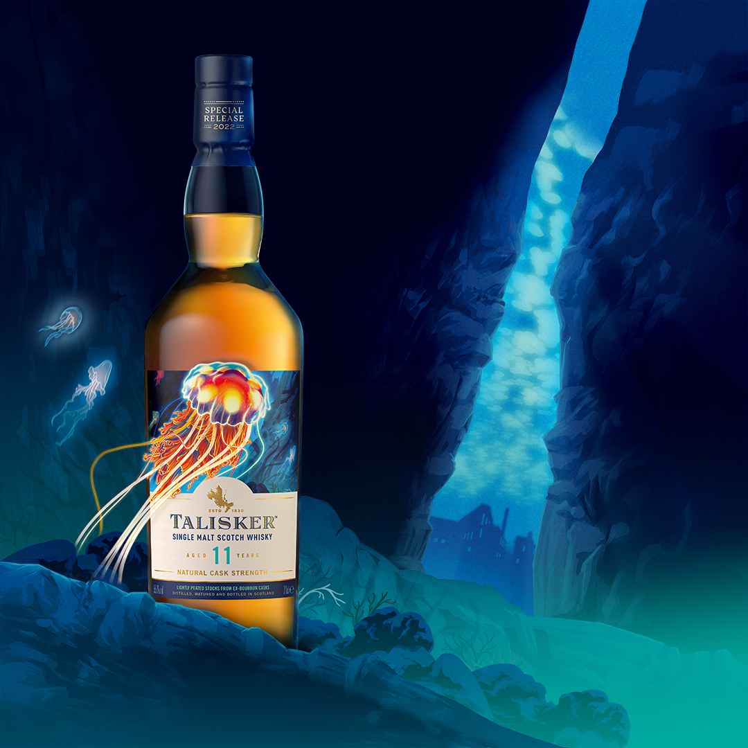 人気スポー新作 Talisker 11 Year Old Single Malt Scotch Whisky - Diageo Rare ウイスキー